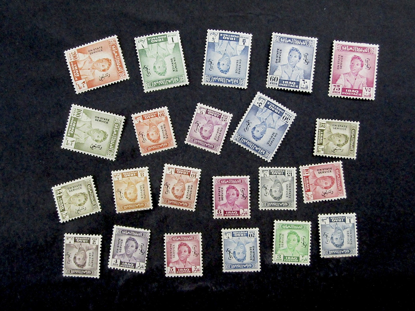 nystamps British Iraq Stamp # O123-O142 Mint OG H   F6y2720