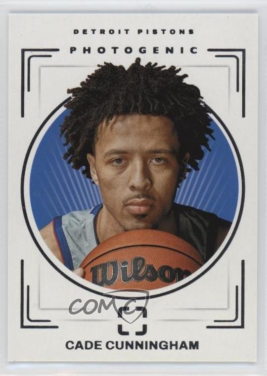 2021-22 Panini Photogenic Rookie Focus Cade Cunningham #5 1qp0
