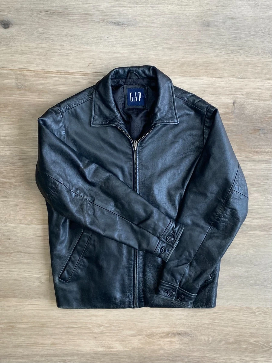 gap leather jacket products for sale | eBay UK