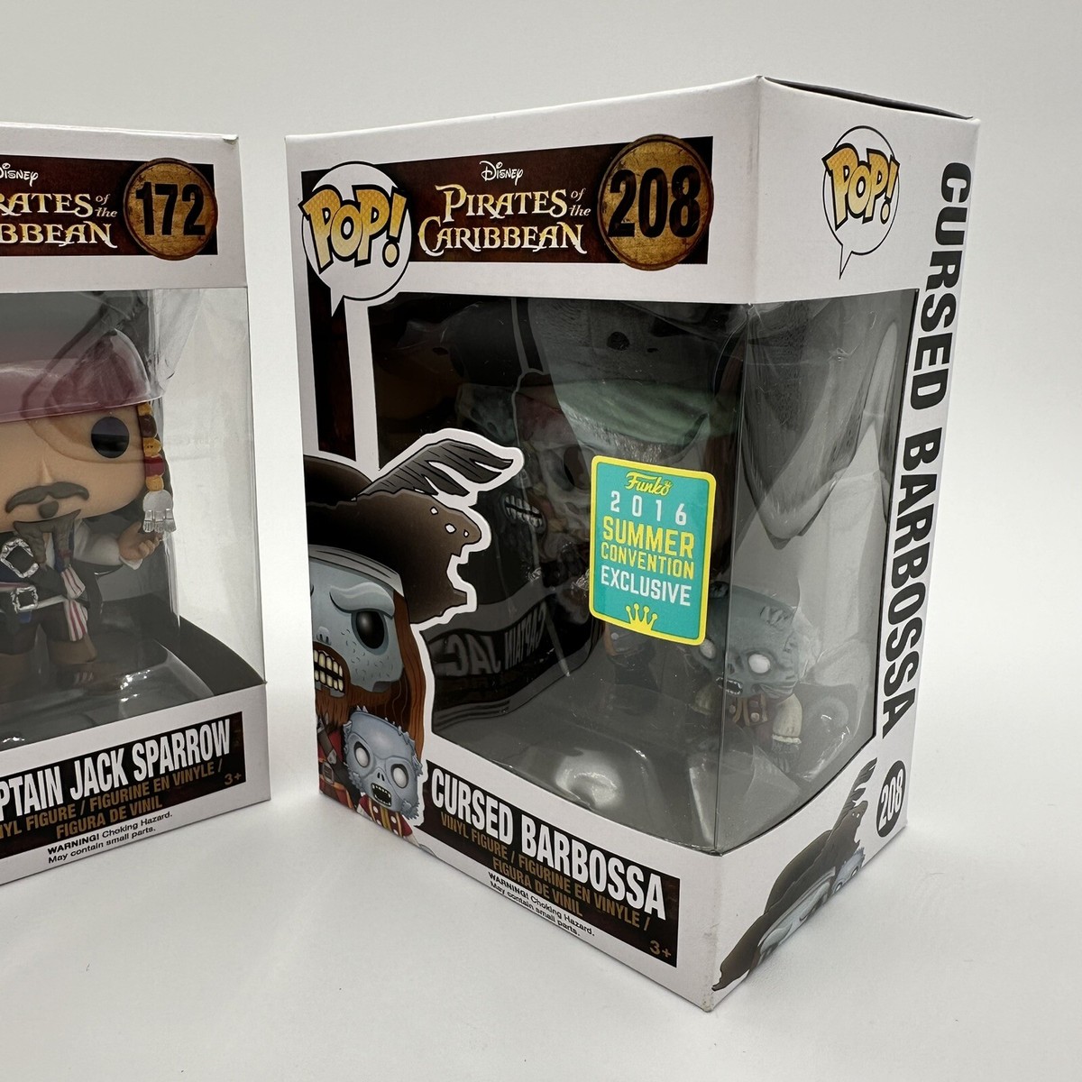 Funko Pop Disney Pirates of The Caribbean Cursed Barbossa