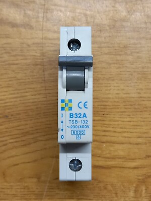 Clipsal TSB-132 32A Typ B MCB B32 Leistungsschalter gebraucht