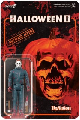 WB Super7 -Halloween 2 ReAction Wave 1-Michael Myers (Blood Splatter)