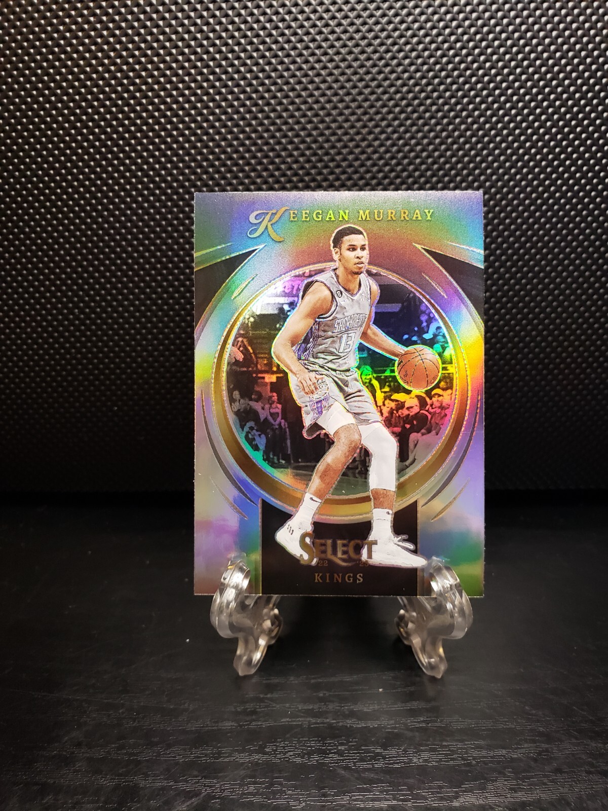 2022-23 Select Basketball Silver Prizm Select Certified Keegan Murray #15