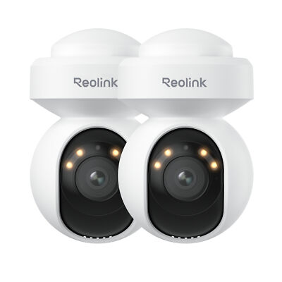 Pack Reolink E1 Outdoor SE PoE 8MP Security Camera Auto-Tracking 360°  Coverage