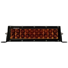Rigid 110223 E-series Amber Pro 10 Inch Led Spot Light Bar Aluminum Universal