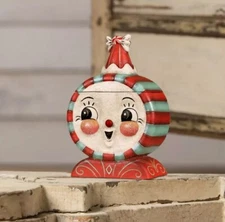 Bethany Lowe Johanna Parker Laughing Merrymint Candy Box Christmas Peppermint