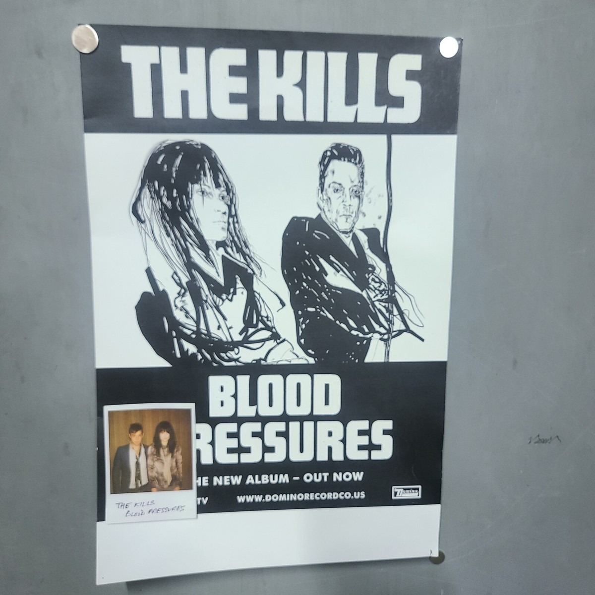 THE KILLS Blood Pressures Ltd Ed RARE Tour Poster +BONUS Original