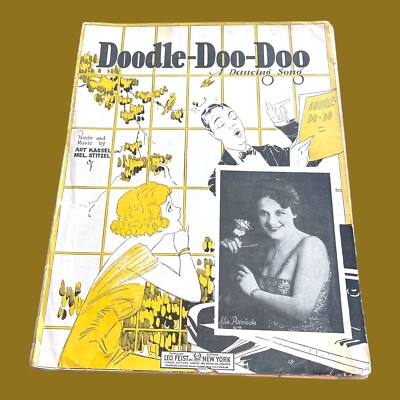 Doodle-Doo-Doo Sheet Music Art Kassel Miss Patricola Jazz Dance Song 1924