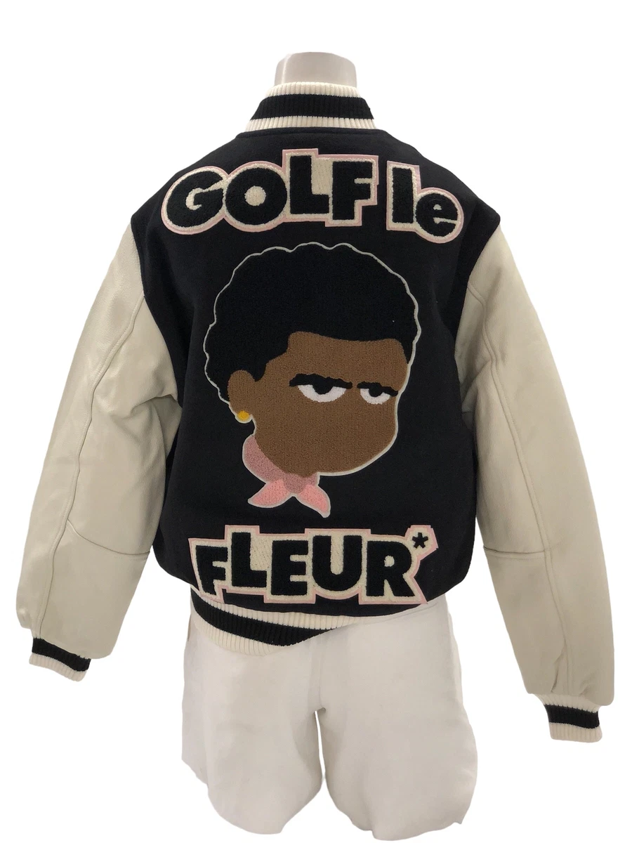 GOLF LE FLEUR Varsity Jacket Black | eBay