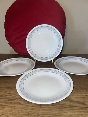 Corelle Vitrelle MYSTIC GRAY Bread & Butter Dessert Plates 6 3/4'' - Set of 4