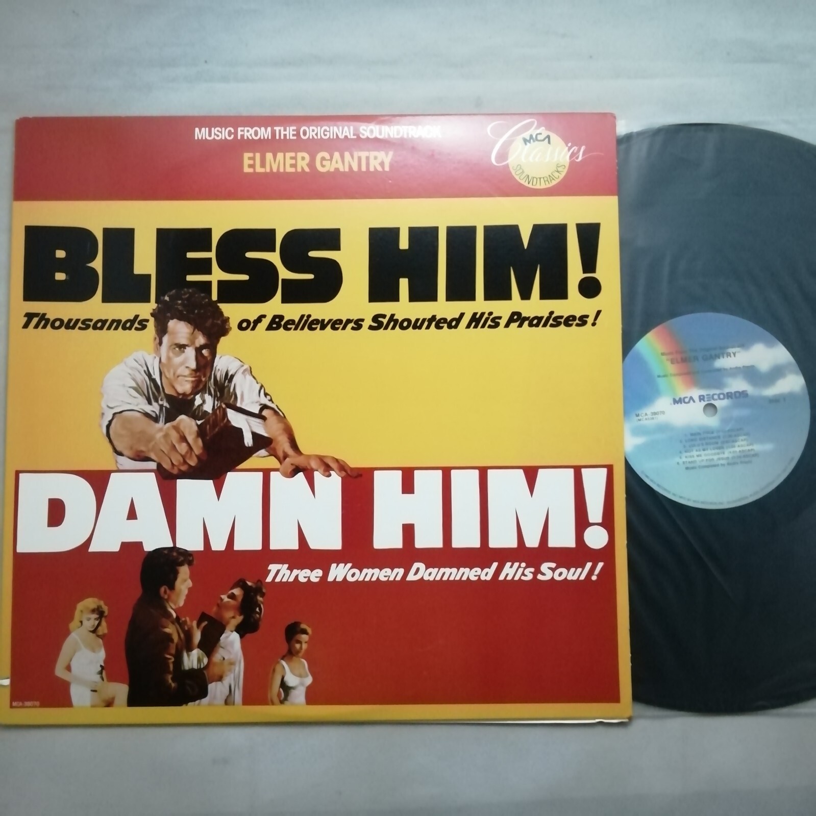 MCA Records LP MCA-39070: André Previn - Elmer Gantry (original soundtrack)