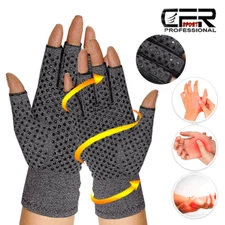 Compression Gloves Arthritis Carpal Tunnel Hand Wrist Brace Support Pain Relief