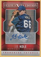 2014 Elite Extra Edition Franchise Futures Signatures #88 J.B. Kole 746/799