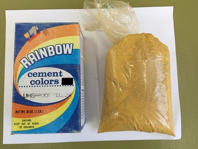 Rainbow Cement Colors 1LB Box Yellow | eBay