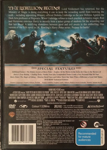 Harry Potter Collectors Box Set Complete 8 Film Collection DVD Region 4 Special - Picture 8 of 12
