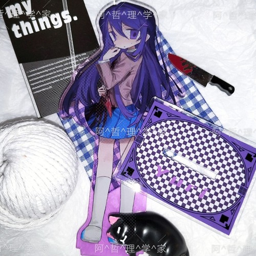 Pathological Doki Doki Literature Club Acrylic Figure Stand Toy Desk Display - Picture 6 of 9