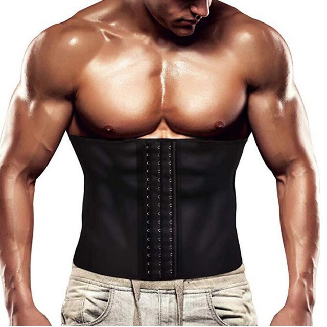 US Fajas Colombianas Latex Waist Trainer Long Torso Body Shaper Men