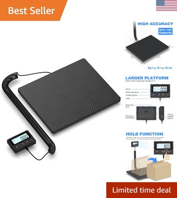 High-Capacity Digital Shipping Scale 440LB/10g - Accurate Weighing for All Needs