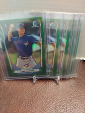 5 Card Lot of 2014 Bowman Chrome Draft Lane Thomas Green Refractors #/150