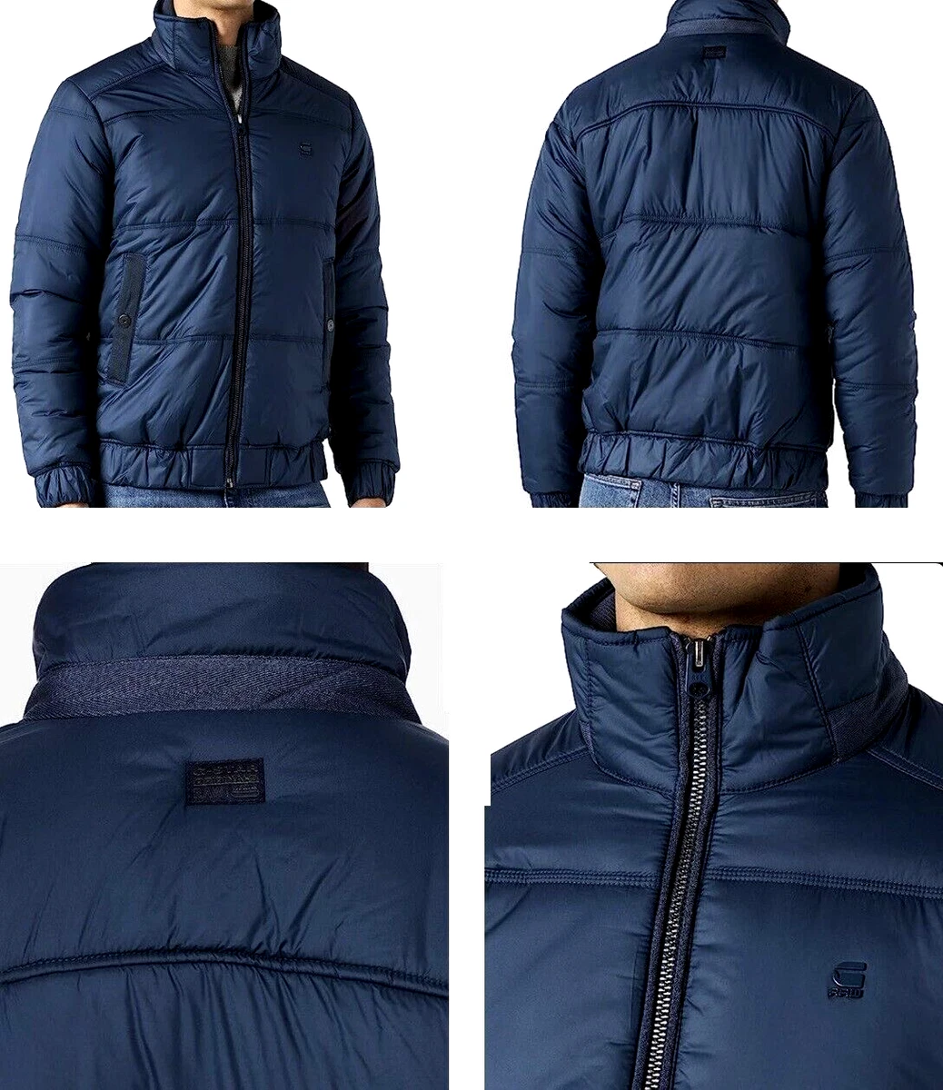G STAR RAW MEEFIC QUILTED JACKET NWT SIZE S NICE M FIT TOO COLOUR LUNA BLUE