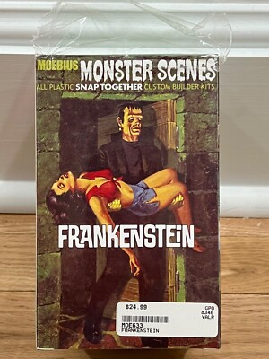 Moebius Monster Scenes Frankenstein Horror Snap Together Model Kit