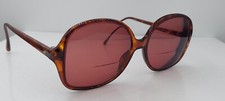 Vintage Viennaline 1529 Brown Round Sunglasses Germany FRAMES ONLY