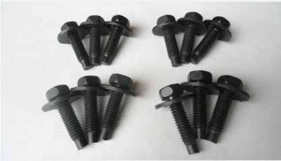12 DR HINGE BOLTS! FITS 1950-70's FORD/MERCURY CAR/TRUCK MUSTANG F100 ...
