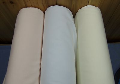 Heirloom Batiste Fabric/100 % Cotton/White-60''/Ivory-45''/NEW-By the Yard