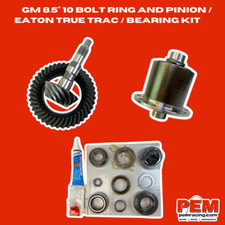 8.5 Gm 10 Bolt Eaton True Trac Posi 31 Spline - Pick Ratio - Bearing Kit -