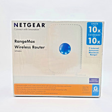 NETGEAR RangeMax Wireless Router WPN824 G MIMO 108 Mbps 24GHz Coverage Speed NEW