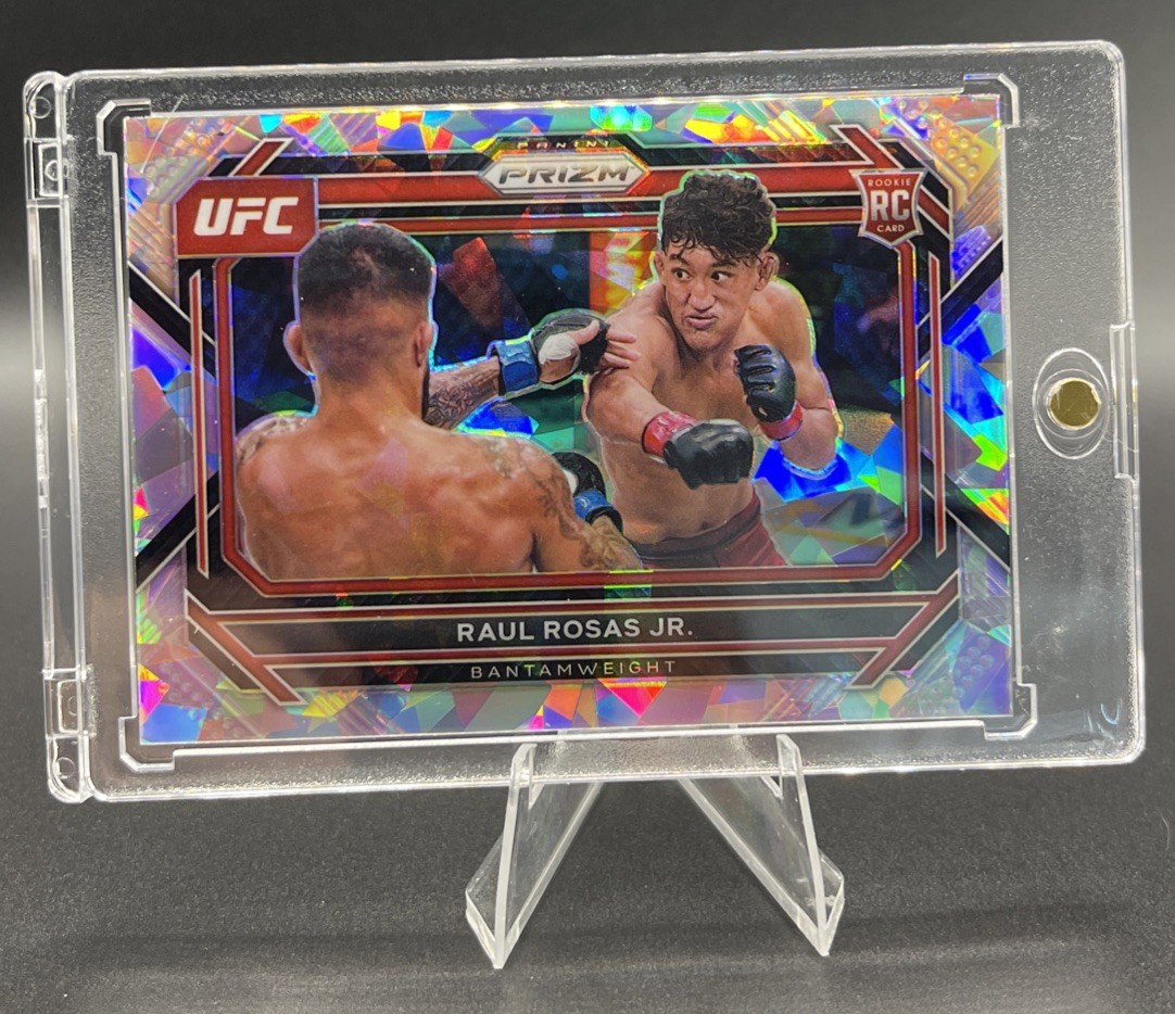 2023 Prizm Silver Cracked Ice Holo Rookie Card -  Raul Rosas Jr. #8