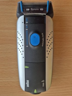 Braun Syncro 7505 Akku-/Netzrasierer Neu mit Neuen Akkus