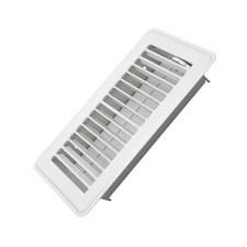 4" x 8" Floor Register - Heavy Duty Steel Walkable 4x8 Inches, White