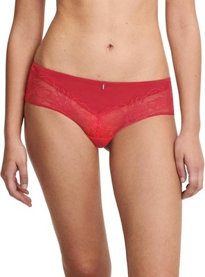 NWT Chantelle Women's Sz S Midnight Flowers Hipster Underwear Panty Scarlet 12N4