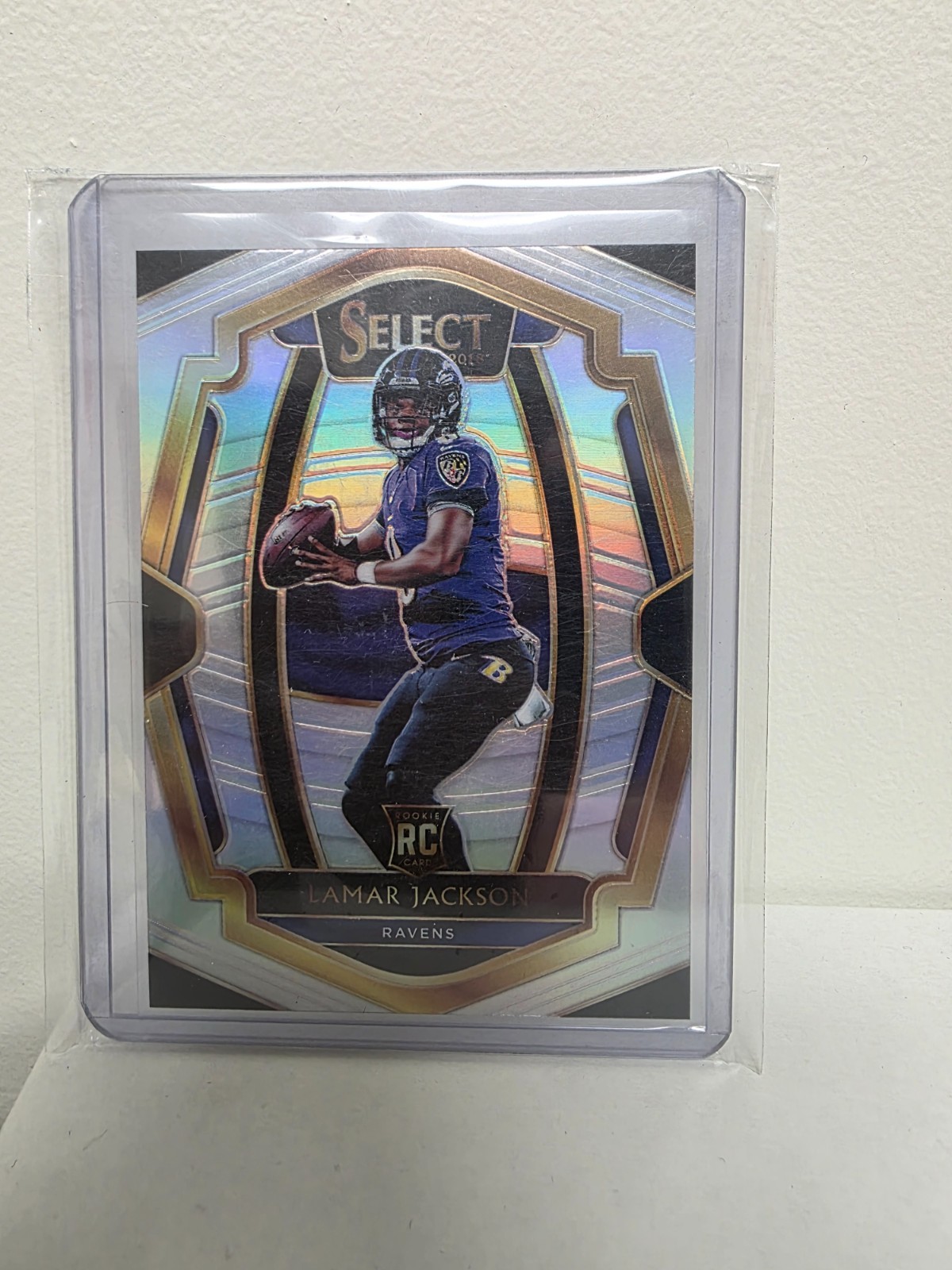 2018 Panini Select - Premier Level Lamar Jackson #149 Silver Prizm (RC)