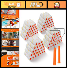 100 Pack Microfiber Mini Paint Roller Covers ...