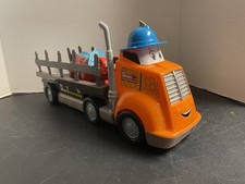 Dino Transporter Play Set With Sound Tested Working W. Dinosaur