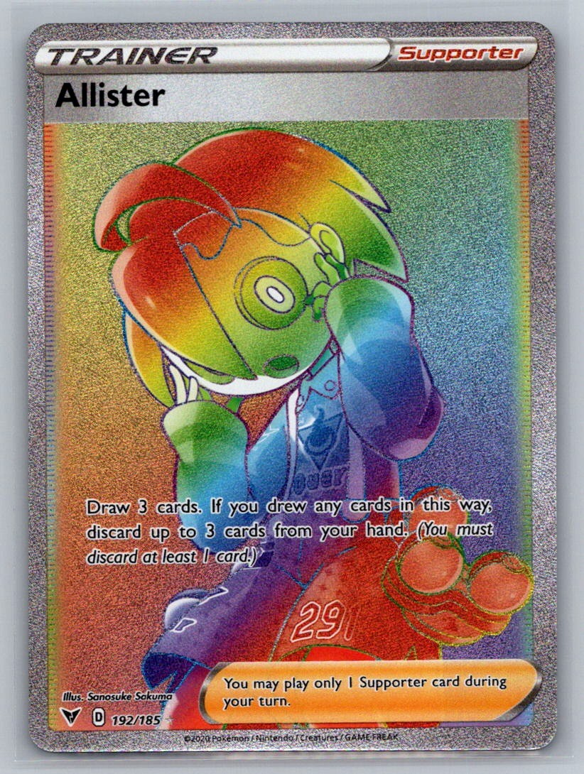 SWSH04: Vivid Voltage #192/185 Allister (Secret)