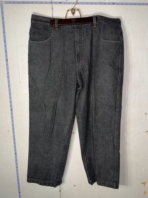PLATINUM FUBU DENIM W42 激レア Platinum FUBU Fat Albert Vintage Baggy Black Denim Jeans Size W42