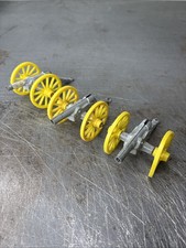 VINTAGE TOY ARTILLERY SPRING ACTION CANNON Lo...