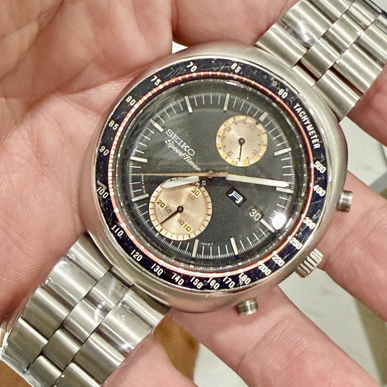 Vintage SEIKO Speed Timer UFO 6138-0011 Automatic Wat… - Gem