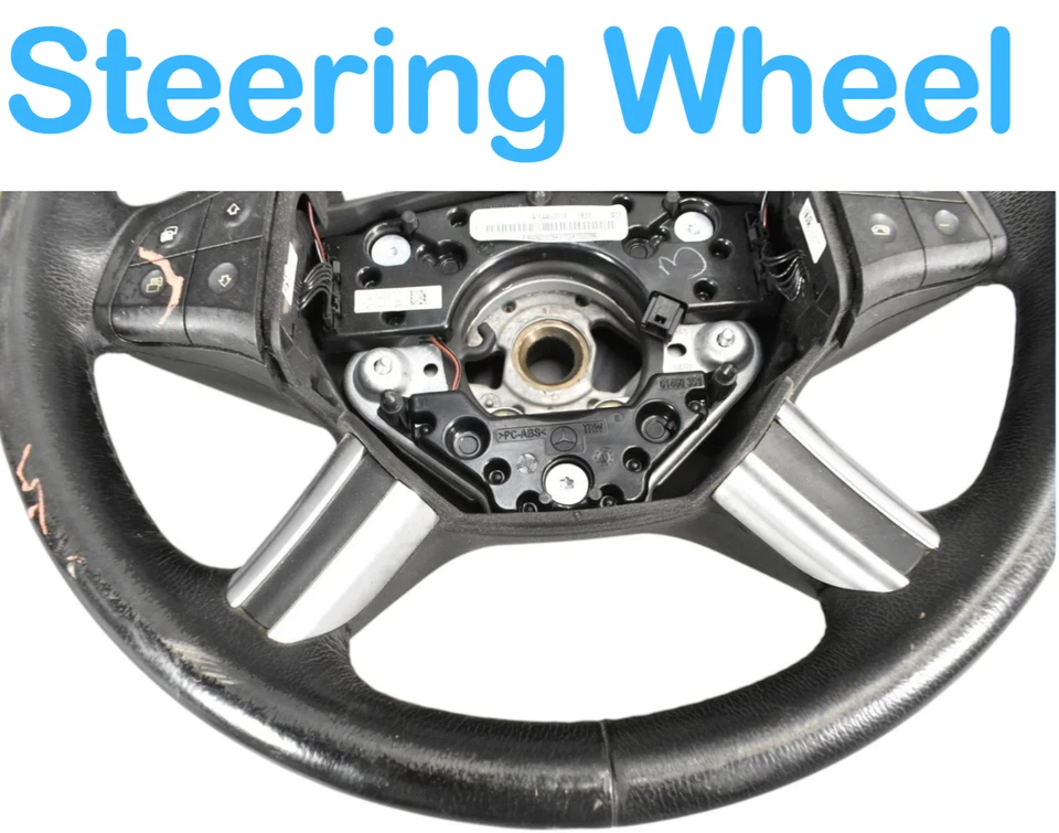06-08 Mercedes GL450 GL550 R500 X164 Steering Wheel w/Switches A1644605103 Oem - Image 3 of 4