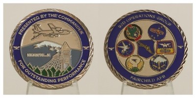Fairchild AFB 92d Operations Group Outstanding Performance Challenge Coin  3#A