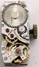 Vintage Vendome FHF 59 High Grade 17 jewel watch movement running 