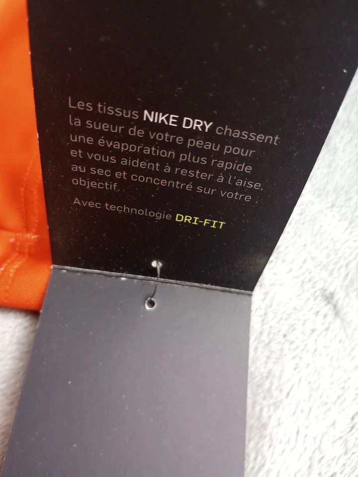 Camiseta de fútbol Nike Clemson Tigers, mediana para hombre, naranja blanca, poliéster nueva con etiquetas Foto 4 de 4