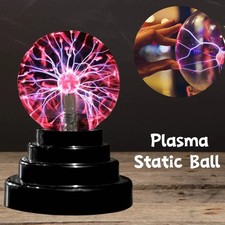 Lighting Atmosphere Plasma Ball Lamp Touch Glass LED Night Light