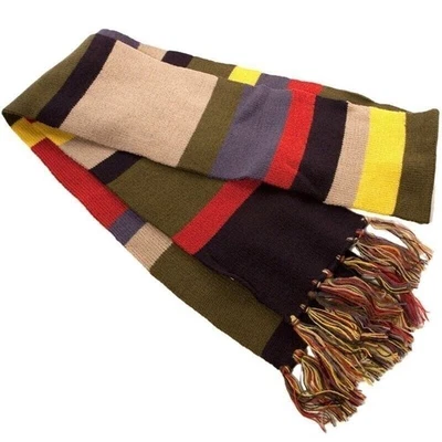 Costume Festival Gift Doctor Who Scarf 4Th Doctor Deluxe Striped Scarf Tom Baker
