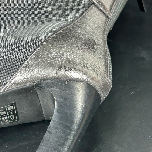Stivaletti Karl Lagerfeld Paris da donna taglia 8,5 B larghi in rete argento tacco 4" - Foto 7 di 10