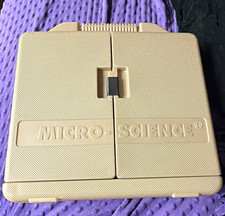 Microscience Complete Microscope Set w/ Carrying Case, Slides Tools