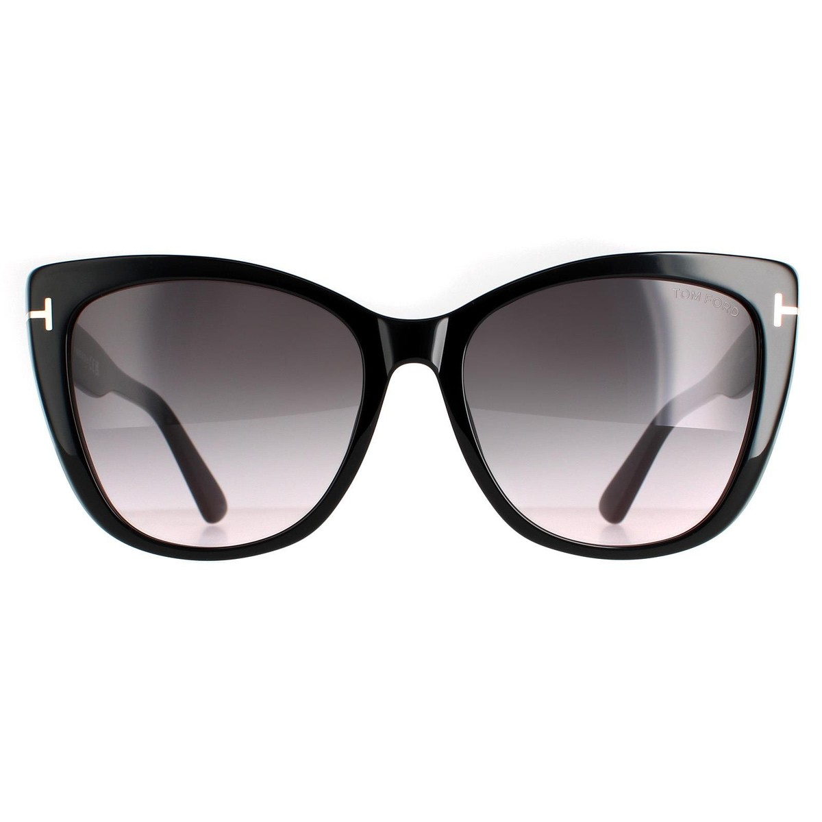 Tom Ford Sunglasses FT0937 Nora 01B Shiny Black Smoke  display picture 2